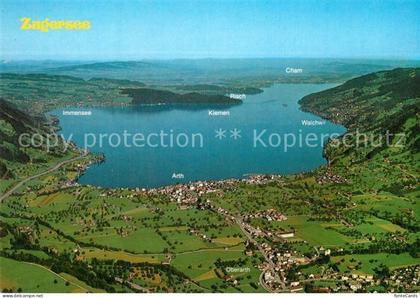 Zugersee Fliegeraufnahme