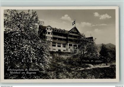 6318 Walchwil - Erholungsheim St. Elisabeth Walchwil am Zugersee Wappen... - 11084266