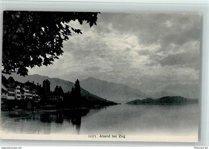 6300 Zug Zugo Mondschein Abend bei Zug - 12110851