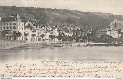 ZUG (Zoug-ZG) en 1902