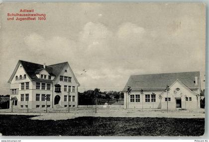 8134 Adliswil 1910 Foto AK Schuhauseinweiung Jugendfest 1910 - 13568254