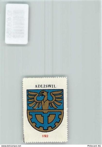 8134 Adliswil - Vignette Wappen Kaffee Hag ca 1920-1940 Adler - 10408858