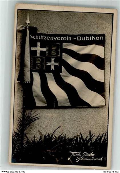 8608 Bubikon Foto AK Fahne Schützenverein - 13307394