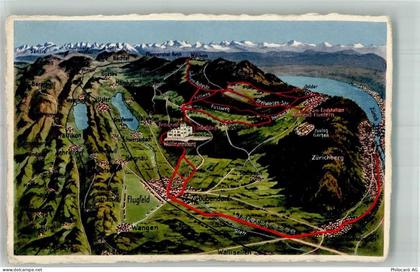 8600 Dübendorf Foto AK Dübelstein Gasthaus Waldmannsburg Vogelschau - 10749729