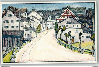 8627 Grüningen Künstlersteindruck sign. Rüegg,E-A. - 13596329