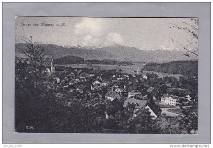 ZH Hausen a. Albis 1914.XI.12 Hausen Gruss aus -  Foto R.W.