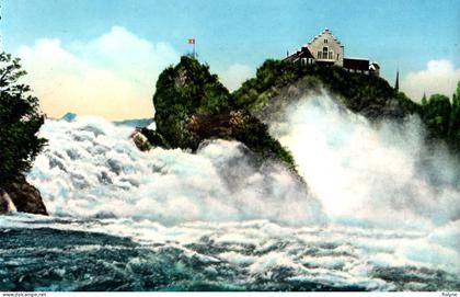 laufen - rheinfall mit schloss - suisse switzermand