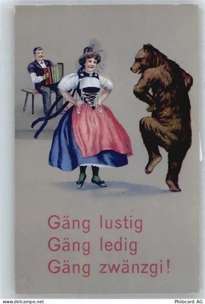 8708 Männedorf - Trachten, Tanzbär - 50739717