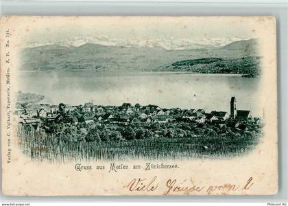 8706 Meilen Gebrauchsspuren 1903 Zürichersee - 13117403