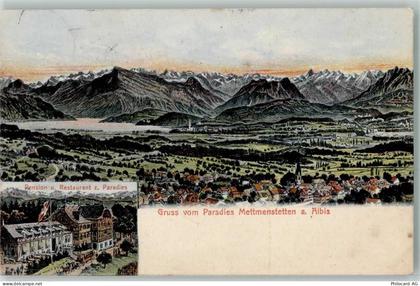 8932 Mettmenstetten 1906 - Pension und Gasthaus z. Paradies - 13271758