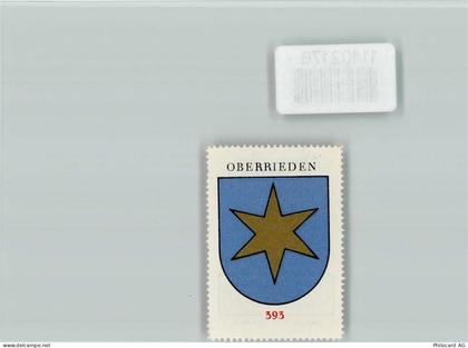 8942 Oberrieden - Vignette Wappen Kaffee Hag ca 1920-1940 - 11102176