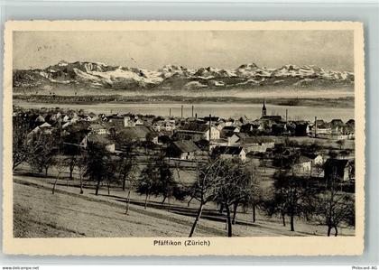 8330 Pfäffikon ZH - Gesamtansicht mit den Alpen - 13110034