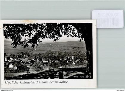 8197 Rafz FOTO KEINE AK Foto 10cm x 7cm Neujahrswunsch - 10498318