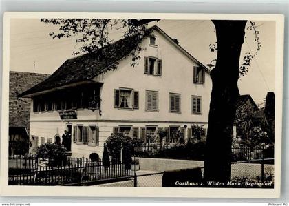 8105 Regensdorf Foto AK Gasthaus zum Wilden Mann - 13585911