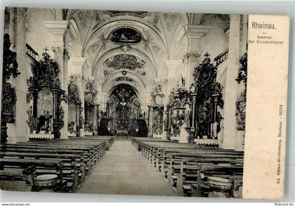 8462 Rheinau 1907 - Inneres der Klosterkirche - 38043314