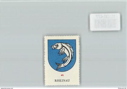 8462 Rheinau - Vignette Wappen Kaffee Hag ca 1920-1940 - 11100477