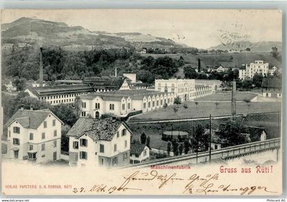 8630 Rüti ZH 1900 - Maschinenfabrik - 13636695