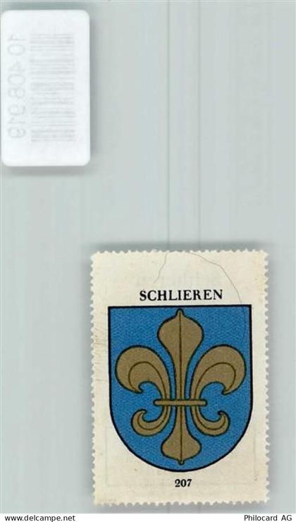 8952 Schlieren - Vignette Wappen Kaffee Hag ca 1920-1940 Lilie - 10408919