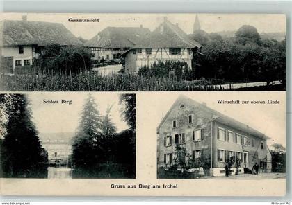 8415 Berg am Irchel 1910 - Schloss Berg Wirtschaft zur oberen Linde - 13601124