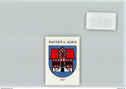 8915 Hausen am Albis Türlen - Vignette Wappen Kaffee Hag ca 1920-1940 Ha... - 11100916