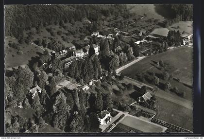 AK Hausen am Albis, Landerziehungsheim Albisbrunn aus der Vogelschau
