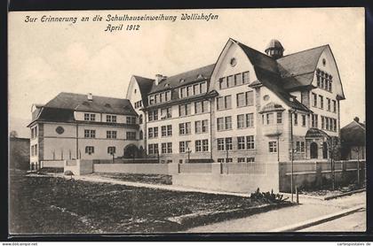 AK Wollishofen, Schulhauseinweihung April 1912