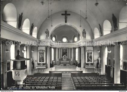 Dietikon Inneres der kath Kirche