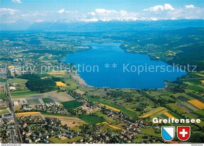 Greifensee Fliegeraufnahme Seebecken Richtung Schwerzenbach Uster
