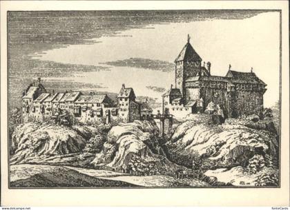 Grueningen ZH Grueningen Schloss Kuenstler G Strickler *