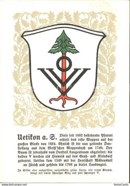 Uetikon See Zuericher Gemeindewappen