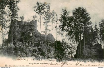 Waedenswil Waedensweil ZH Burg Ruine Waedenswil