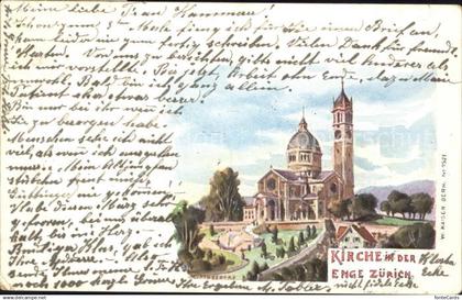 Zuerich Kirche in der Enge