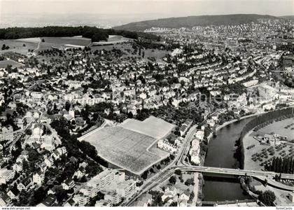 Zuerich ZH Fliegeraufnahme Panorama Zuerich-Hoengg