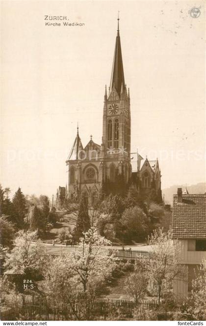 Zuerich ZH Kirche Wiedikon