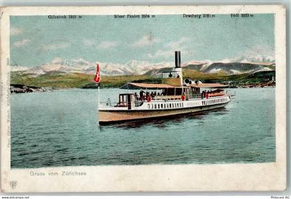 8820 Wädenswil 1901 Lithographie DS Waedenswil - 10397576