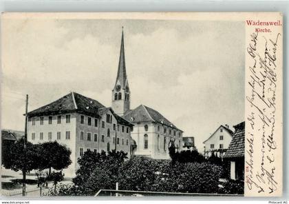 8820 Wädenswil 1908 - Kirche - 13197930