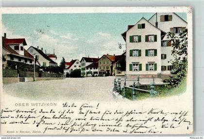 8620 Wetzikon ZH 1902 Gebrauchsspuren Ober-Wetzikon - 13224857