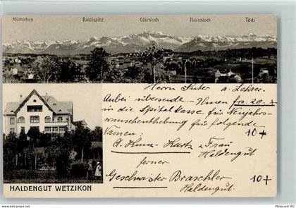 8620 Wetzikon ZH - Haldengut Wetzikon Mürtschen Rautispitz Glärnisch Hau... - 13411097