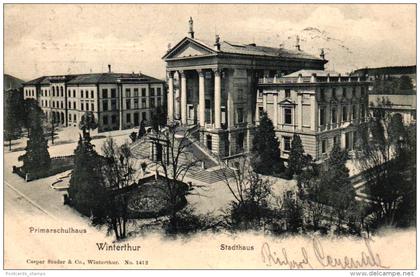 Winterthur, Primalschulhaus und Stadthaus, 1903
