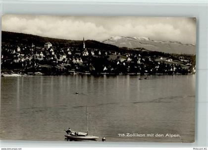 8702 Zollikon - Zollikon mit den Alpen - 13109607