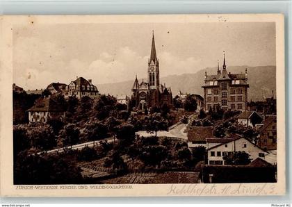 8000 Wiedikon Zürich 1921 - Teilansicht - 13085464