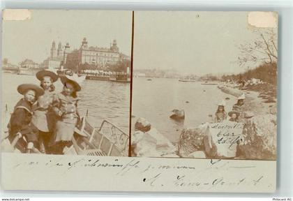 8000 Zürich 1901 Gebrauchsspuren Fotos Kinder am See - 10592245