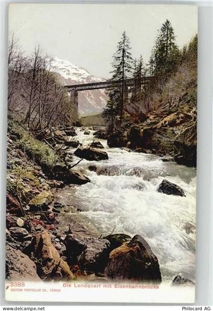 8000 Zürich - Eisenbahnbrücke , Landquart - 51314437