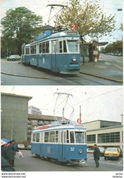 POSTAL   ZÜRICH  -SUIZA  -VERKEHRSBETRIEBE ZÜRICH VBZ  (EMPRESA MUNICIPAL DE TRANSPORTE PÚBLICO)