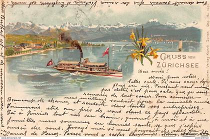 Schweiz - ZÜRICH - Litho - Zürichsee - Verlag Künzli 3208