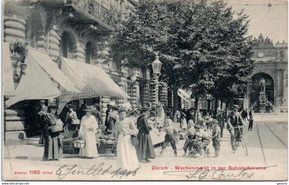 ZH ZURICH - Wochenmarkt in der Bahnhofstrasse