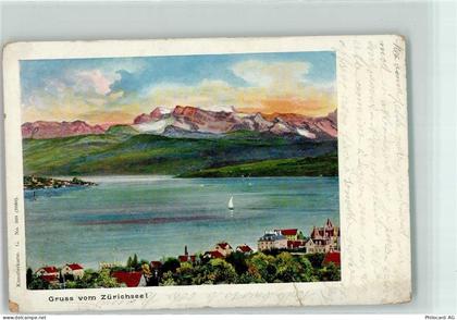 Zürichsee 1901 Künstlerkarte - 39407403