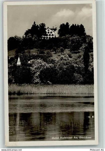 Zürichsee 1934 - Hotel Halbinsel Au Zürichsee - 10257061