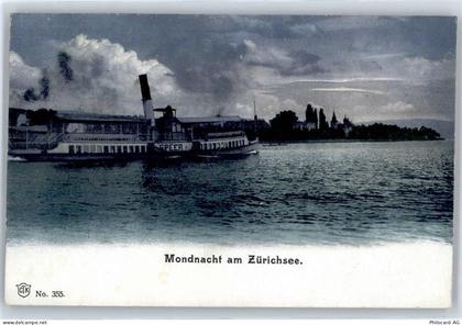 Zürichsee - Mondnacht, Schiff - 50943377