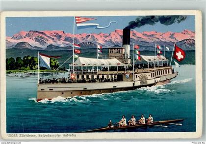 Zürichsee - Salondampfer Helvetia - 10446362